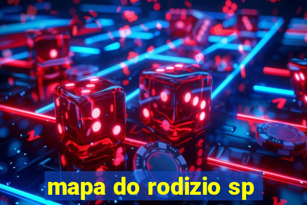 mapa do rodizio sp